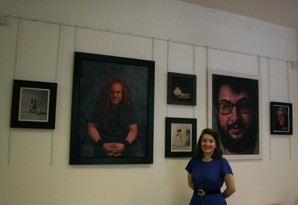 Worcester artist Francesca Currie's artwork is on display at the Royal Birmingham Society of Artists (RBSA) for her debut show