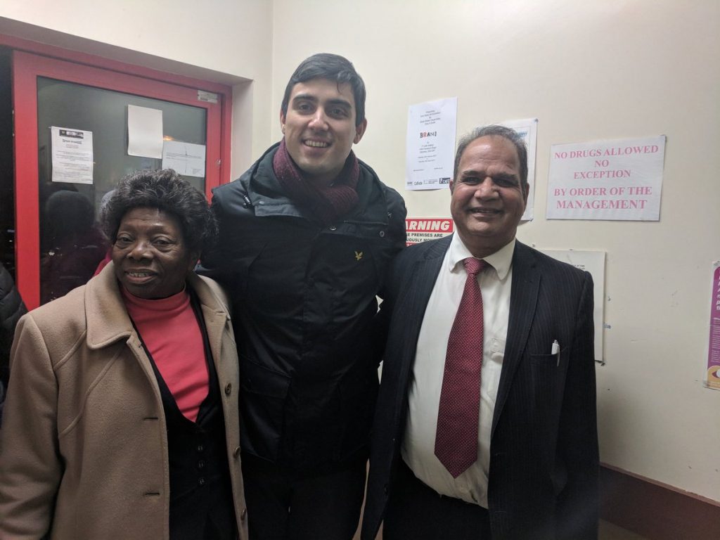 Sybil Spence and Chaman Lal